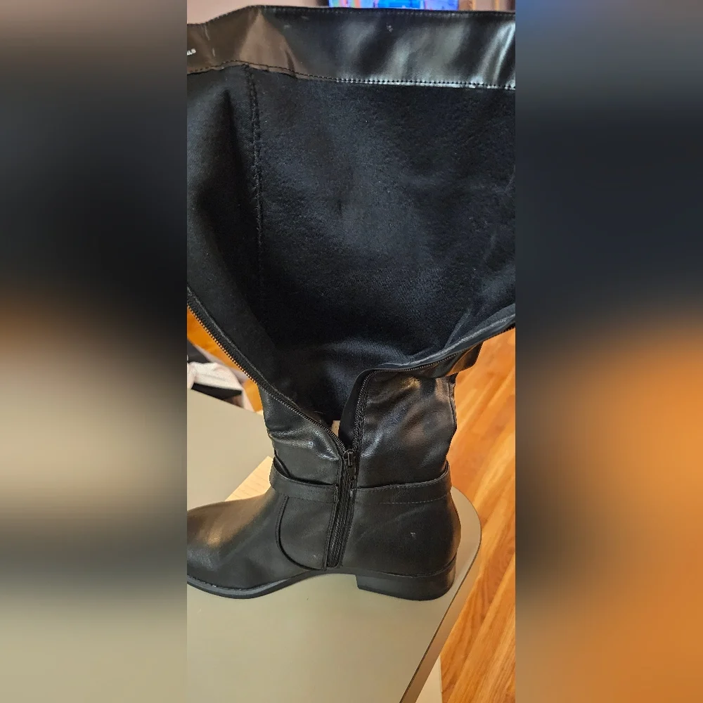 Nine West Black Over-the-Knee Riding Boots